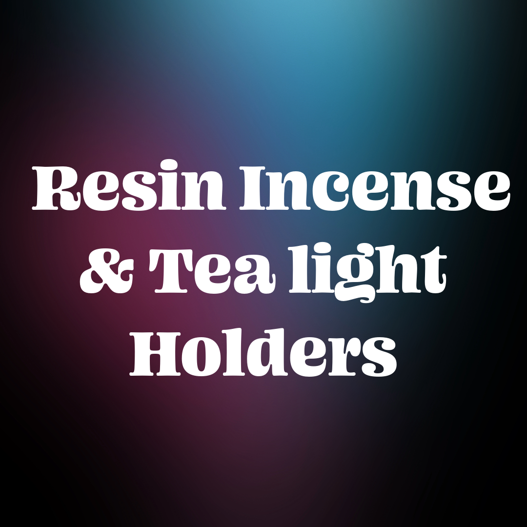 Resin Incense & tealight holders