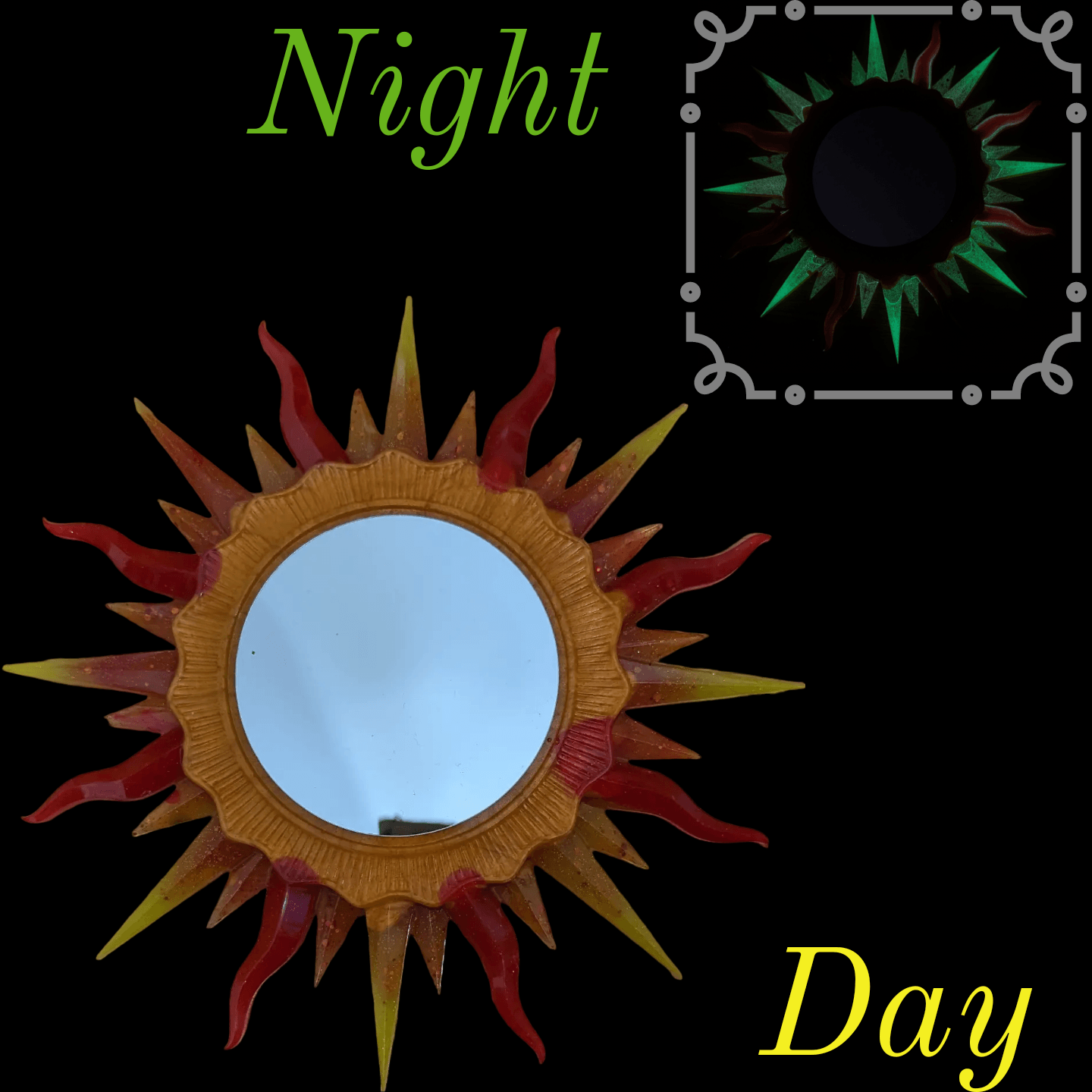 Decorative Sun Mirror