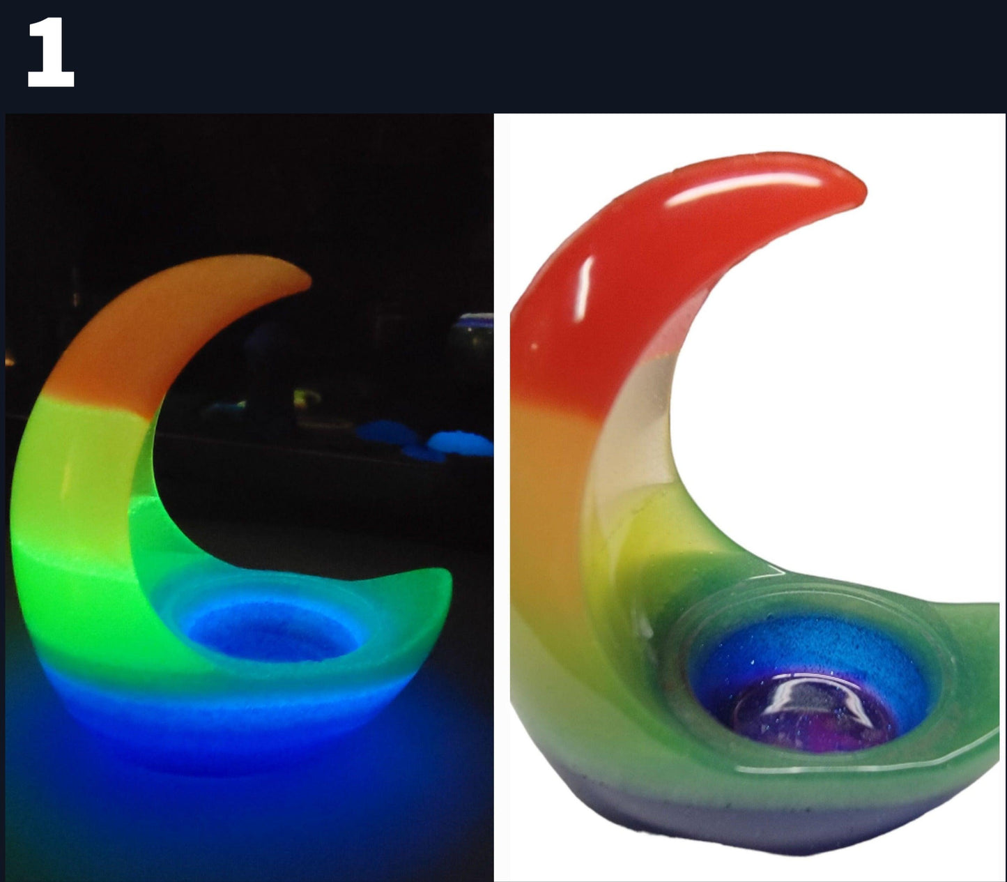 Crescent Moon Tealight Holder