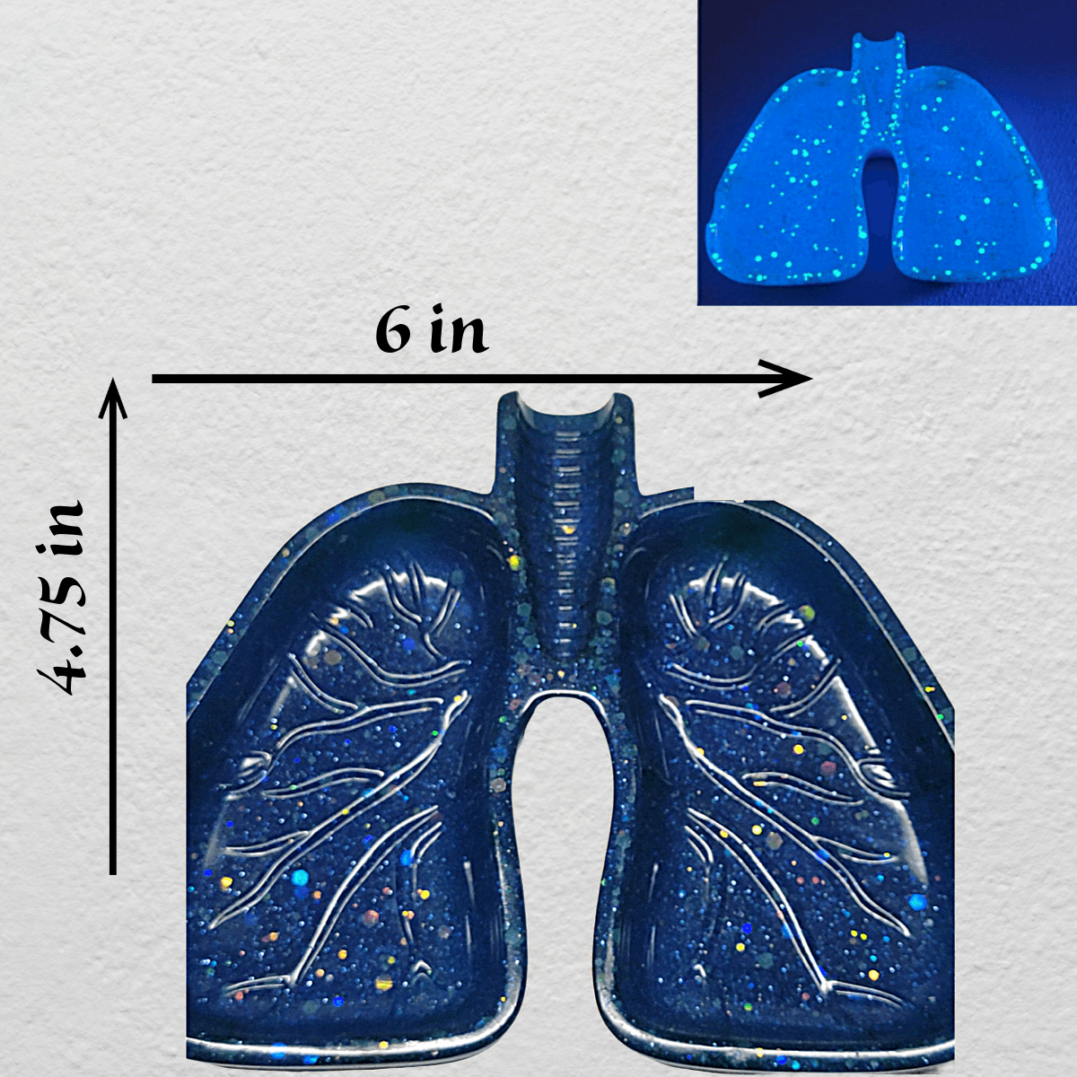 Resin Lung Ashtrays