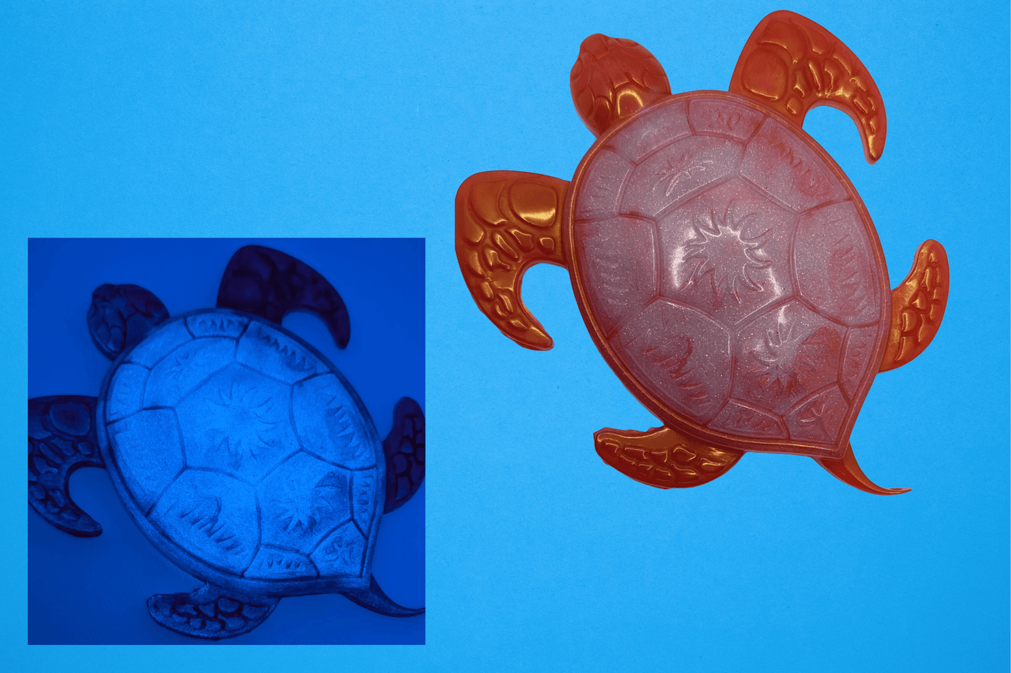 Resin 3D Sea Turtles