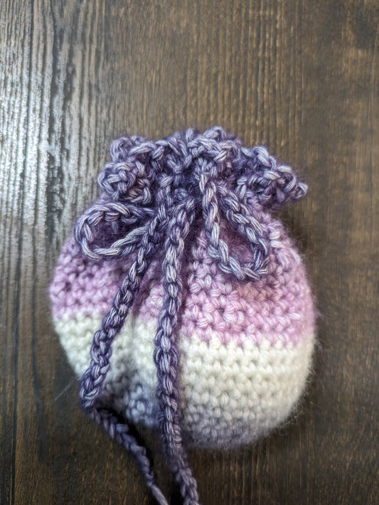Crochet gift bag