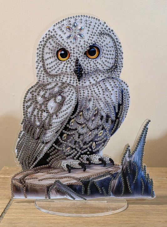 Diamond Art Owl Tabletop