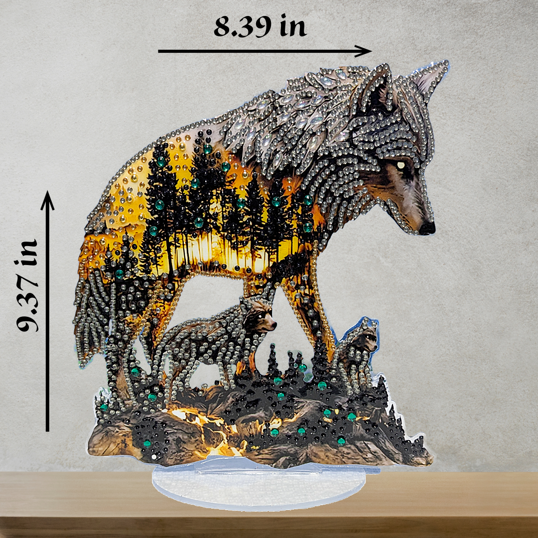 Wolf Table Décor