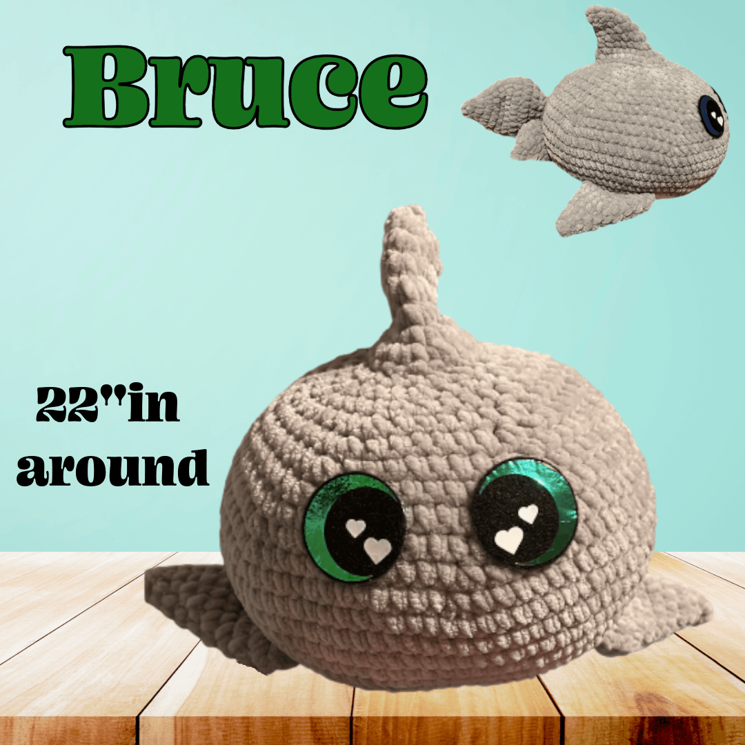Crochet Bruce the Chunky Baby Shark