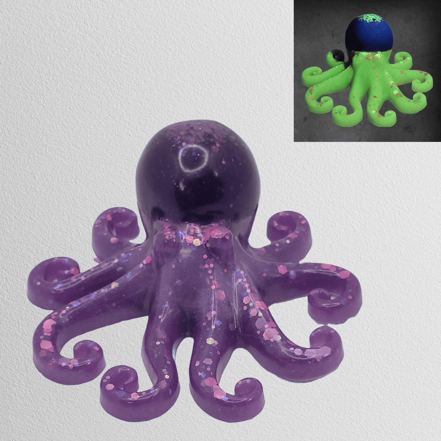 3D Glow in the Dark Octopus