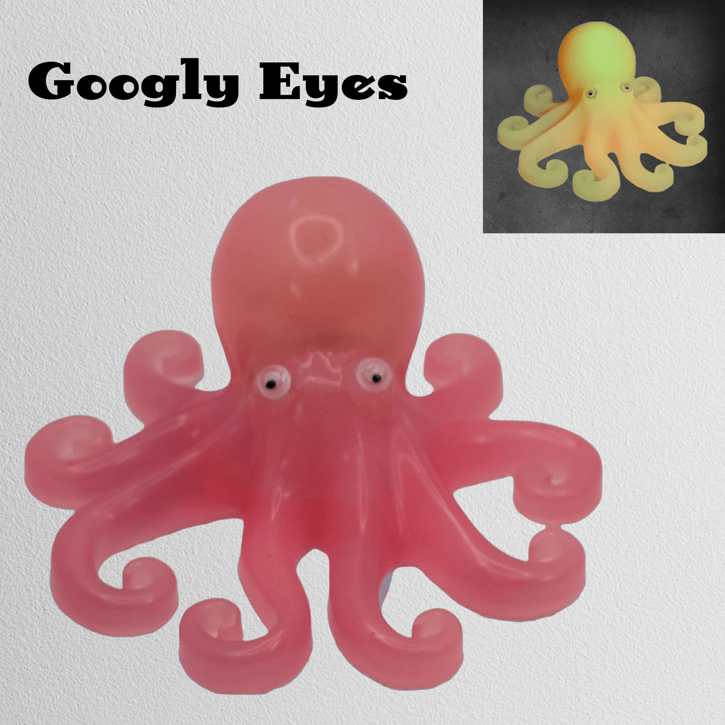 3D Glow in the Dark Octopus
