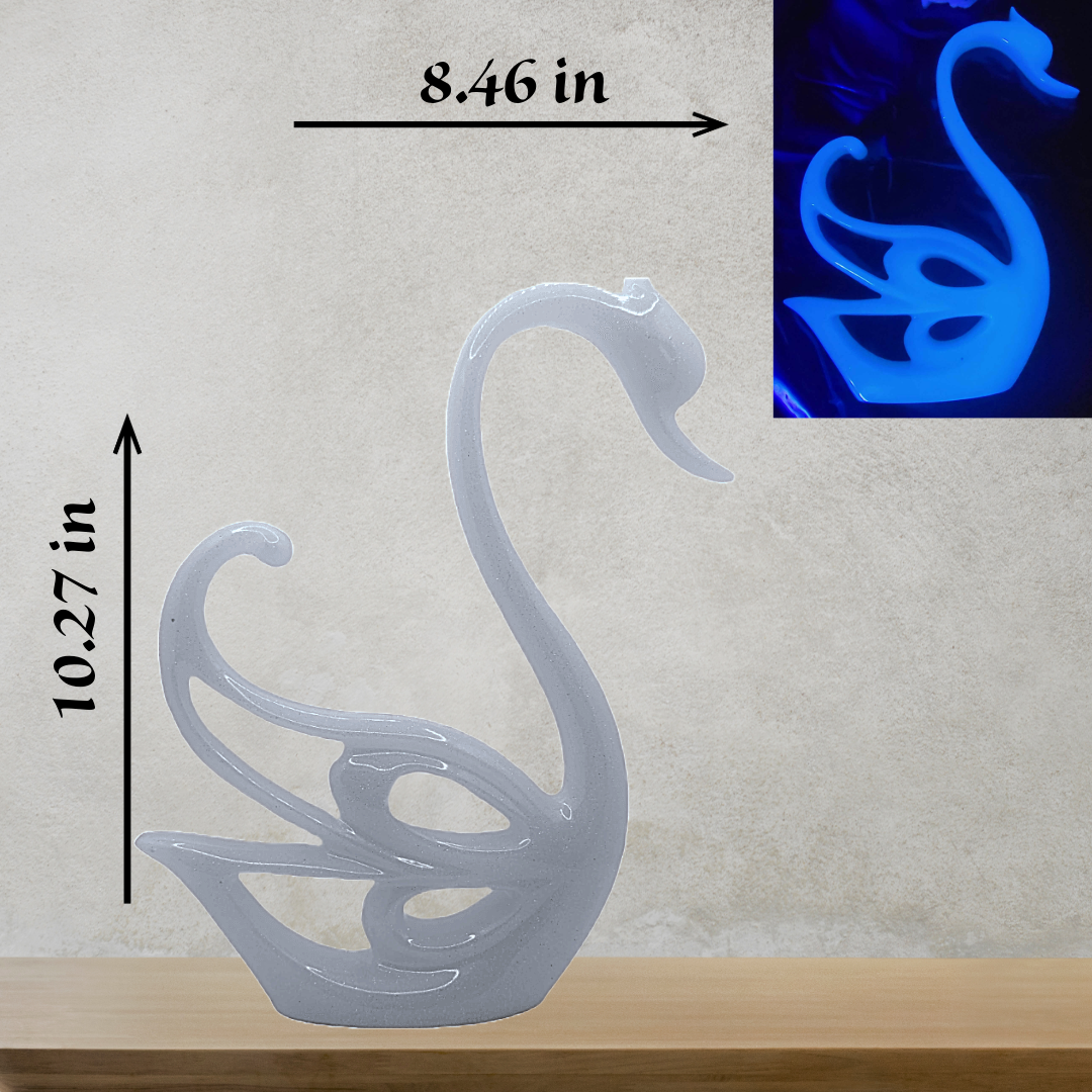 Swan Table Decor Glow in the Dark
