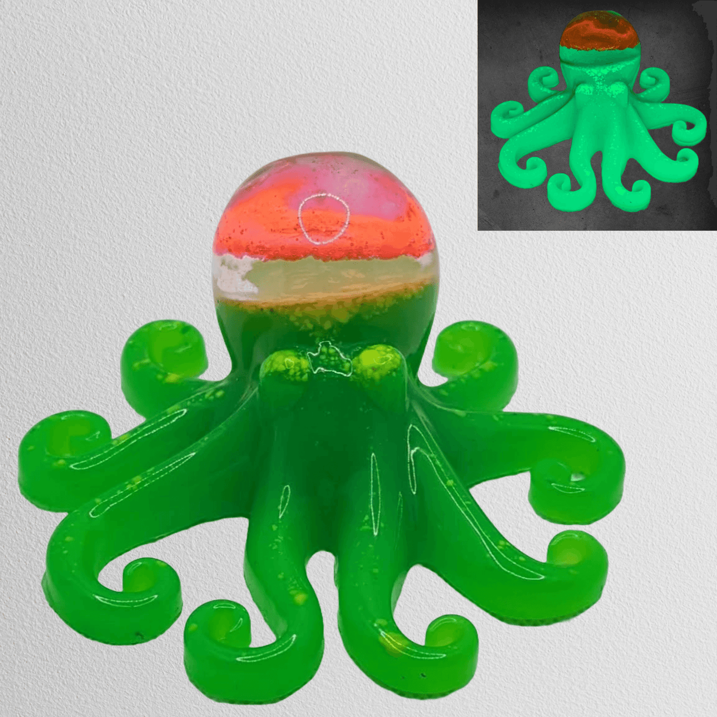 3D Glow in the Dark Octopus