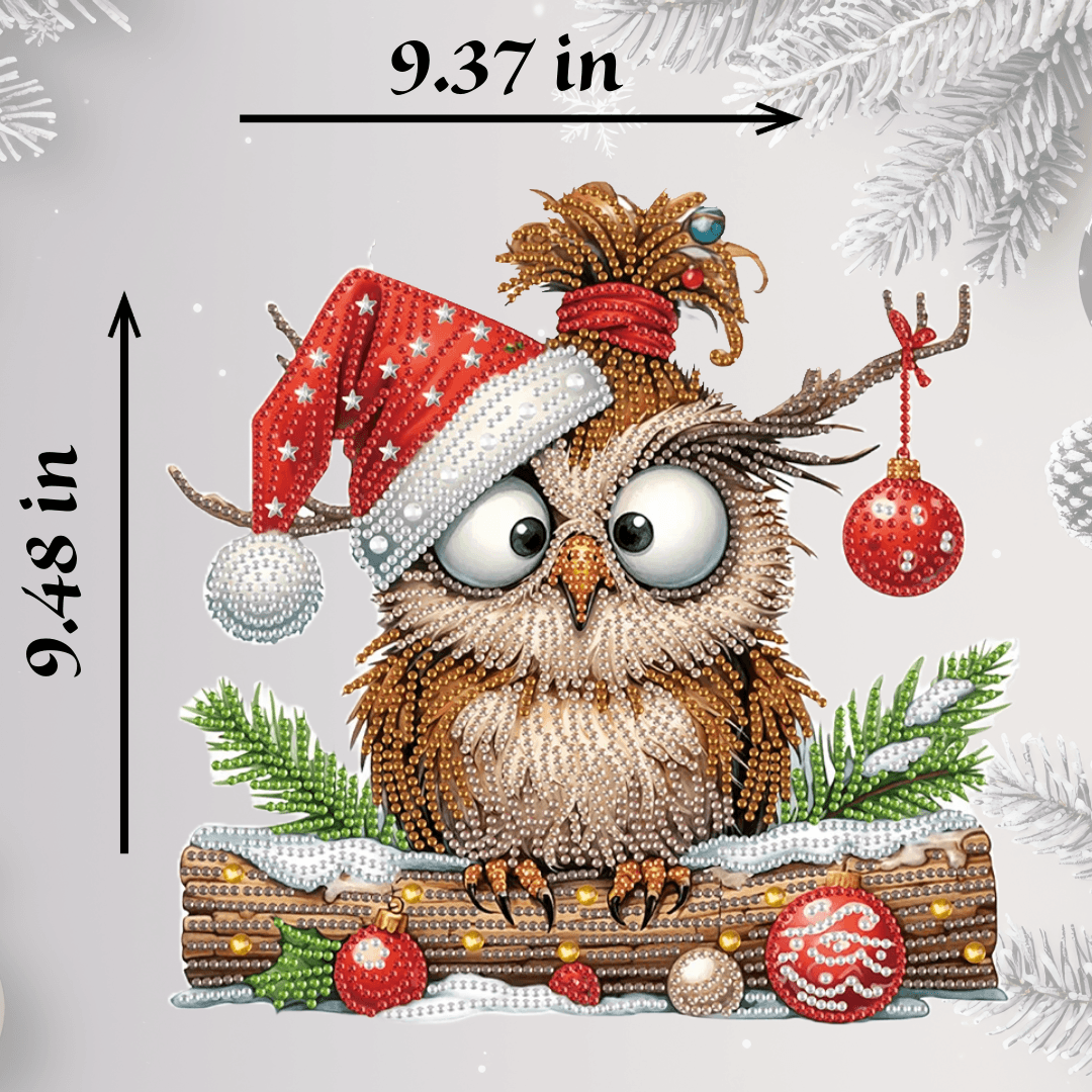 Christmas Cardinal & Owl Wall Hangings