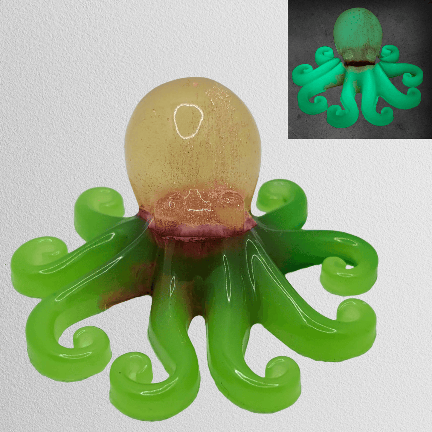 3D Glow in the Dark Octopus