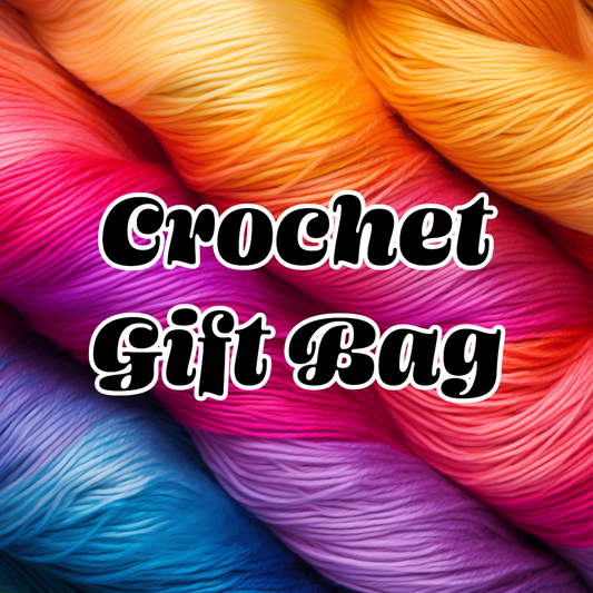 Crochet gift bag