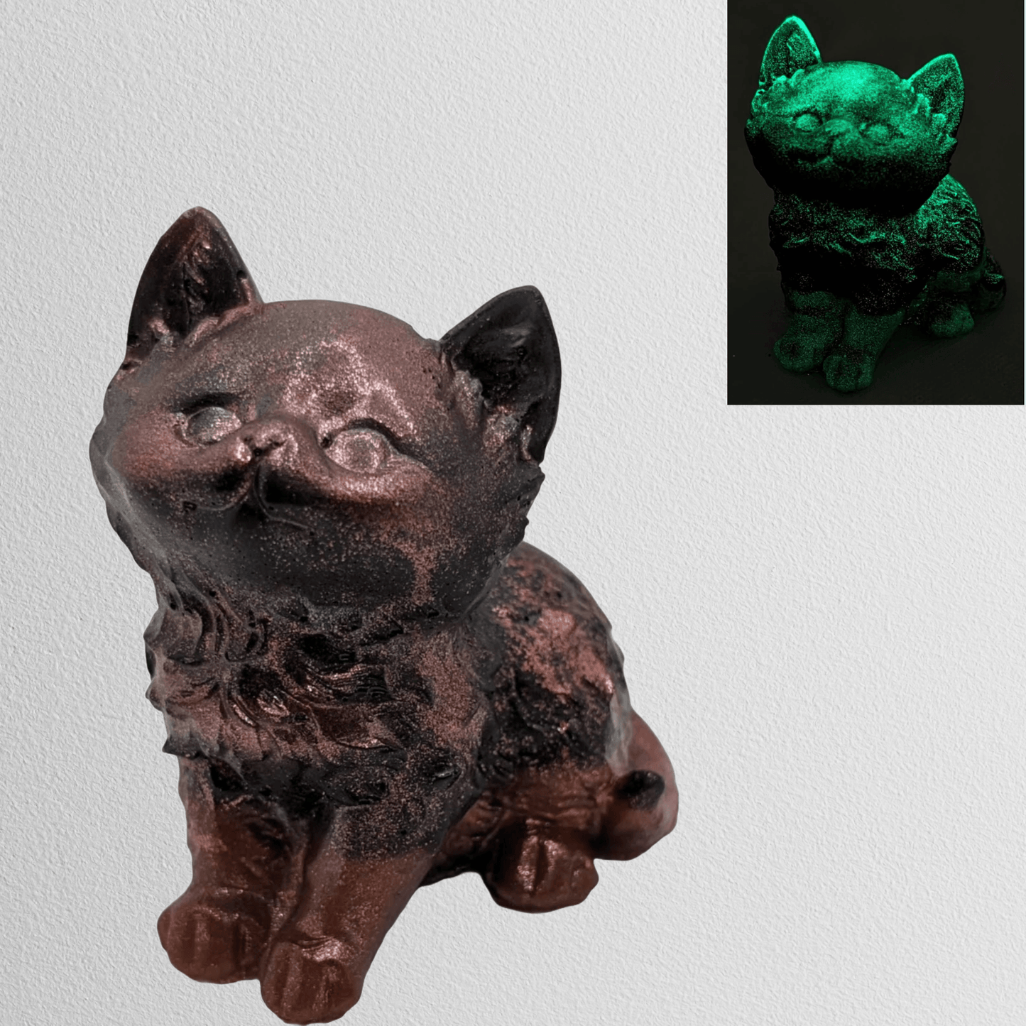 Kitten Glow in the Dark Resin