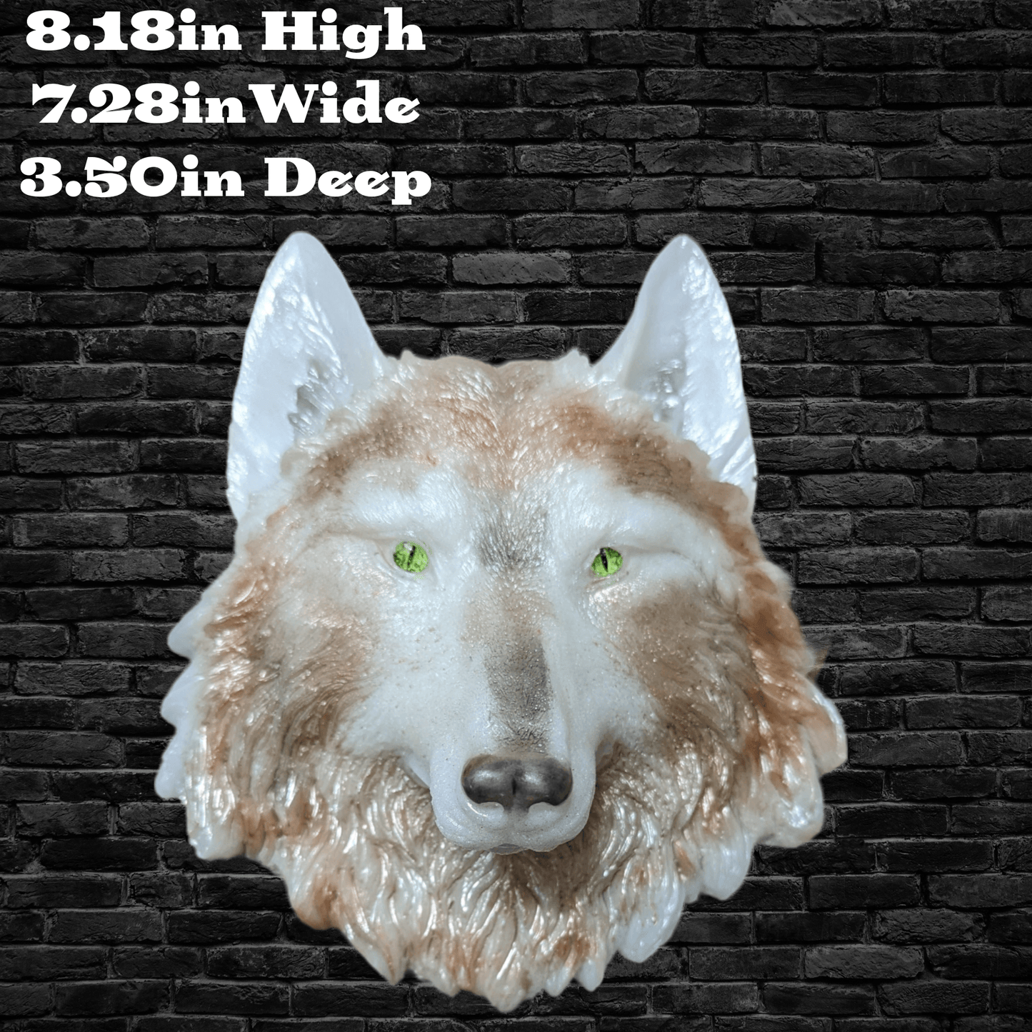Large wolf wall decor