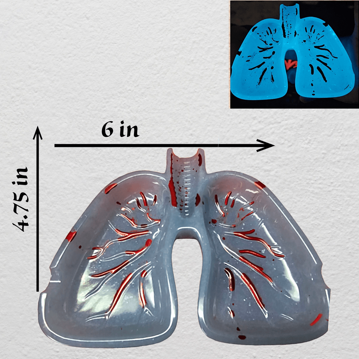 Resin Lung Ashtrays