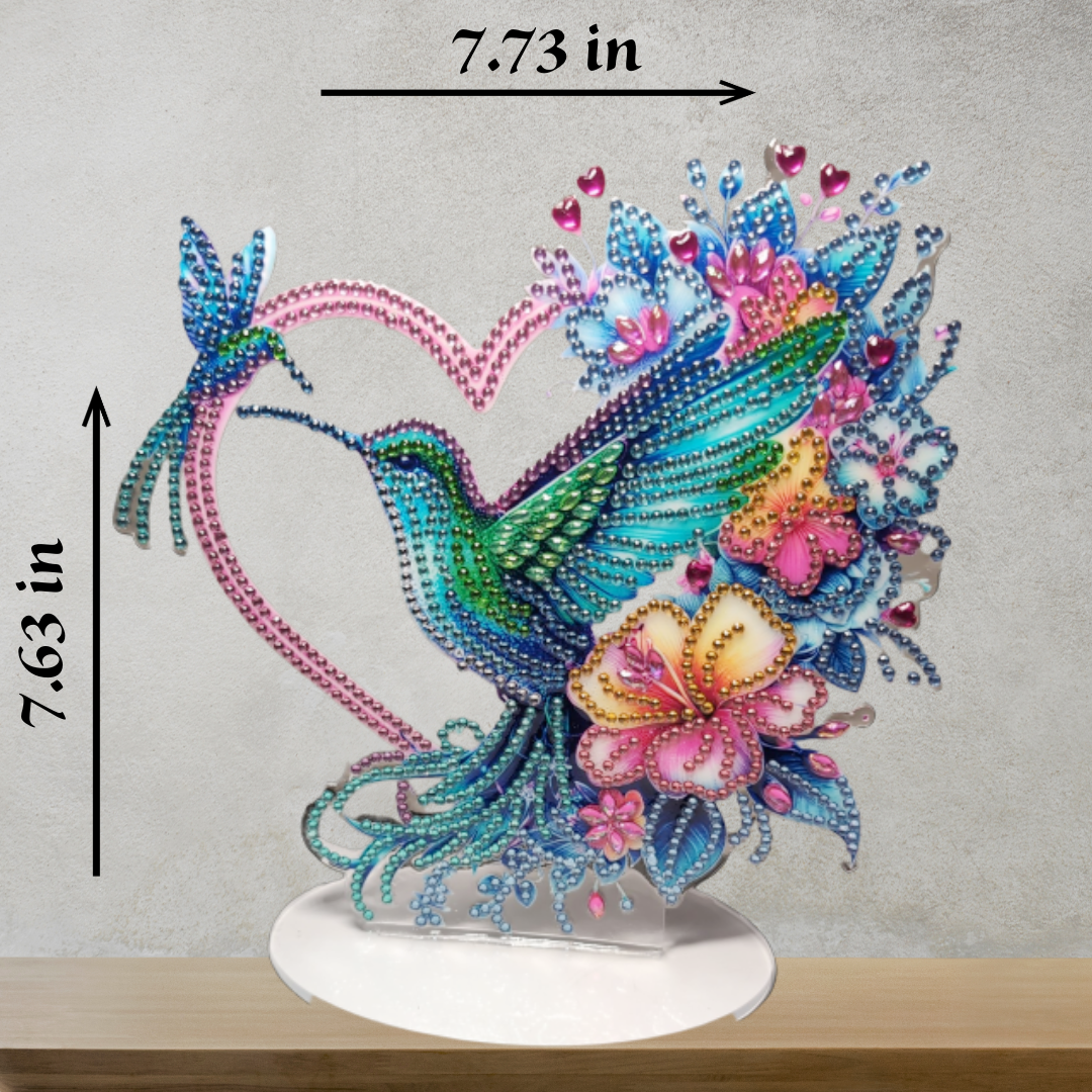 Cardinal, Hummingbird, and Owl Table Décor
