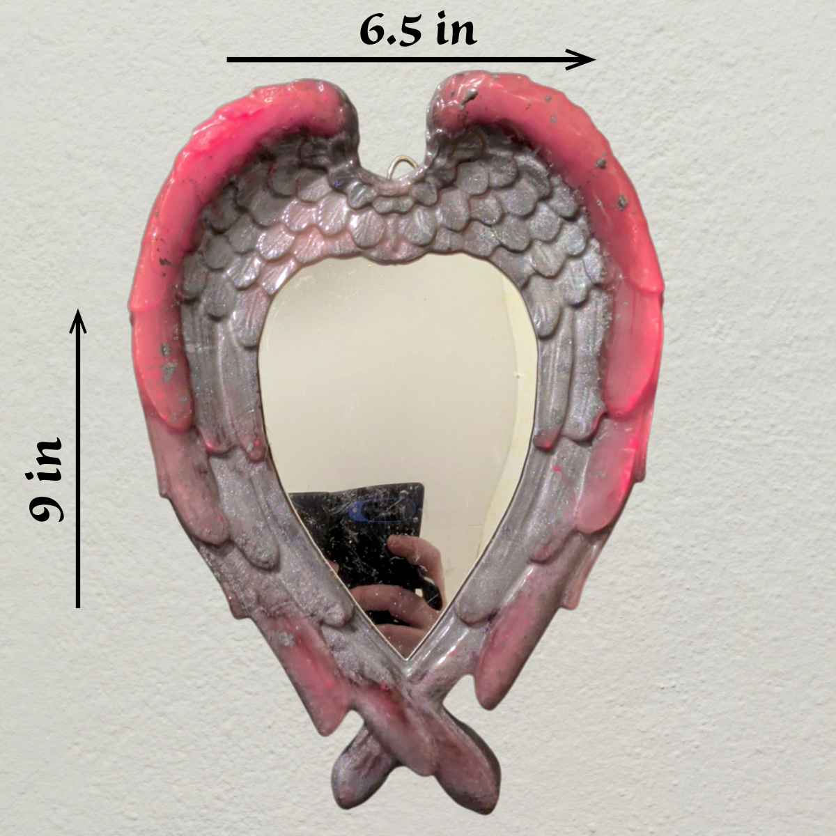 Angel wings wall hanging