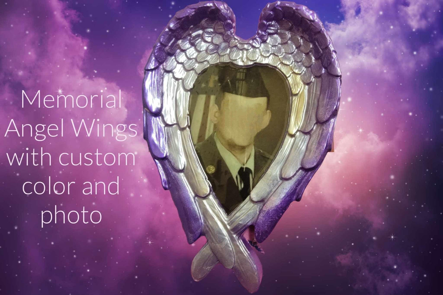 Angel wings wall hanging