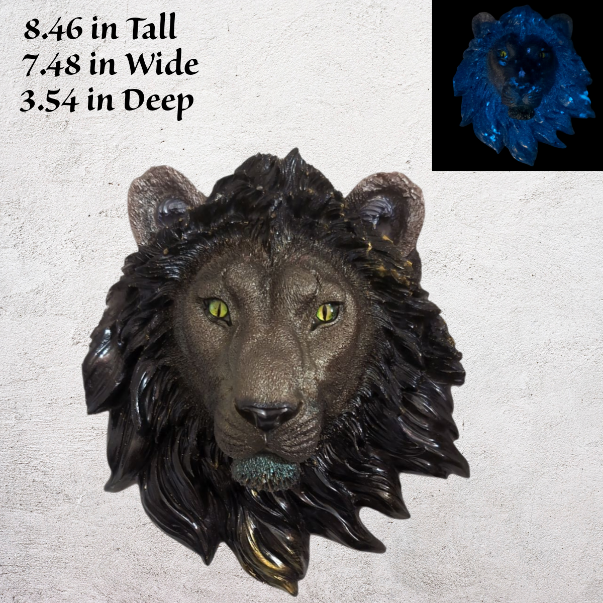 Large Lion Head Wall Décor