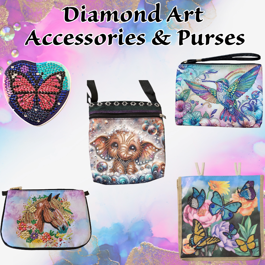 Diamond Art Accessories & Purses