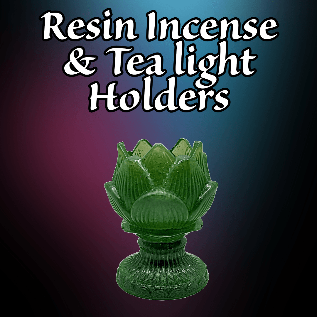 Resin Incense & tealight holders