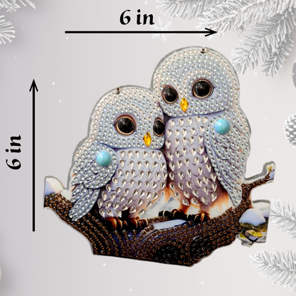 Christmas Cardinal & Owl Wall Hangings