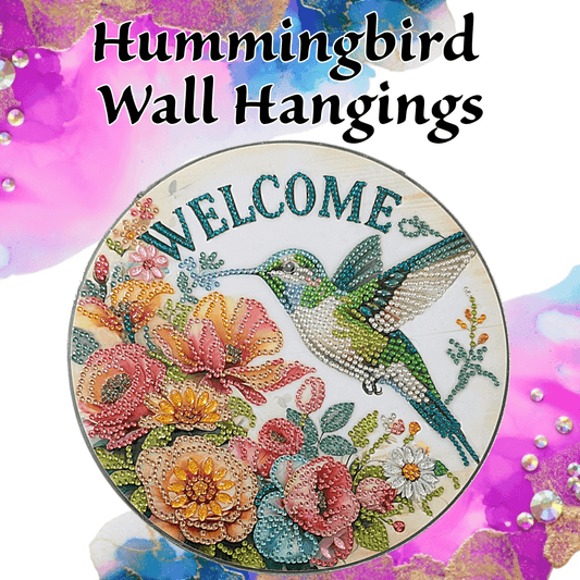 Hummingbird Wall Art Decor - Handmade and Durable Wall Hangings