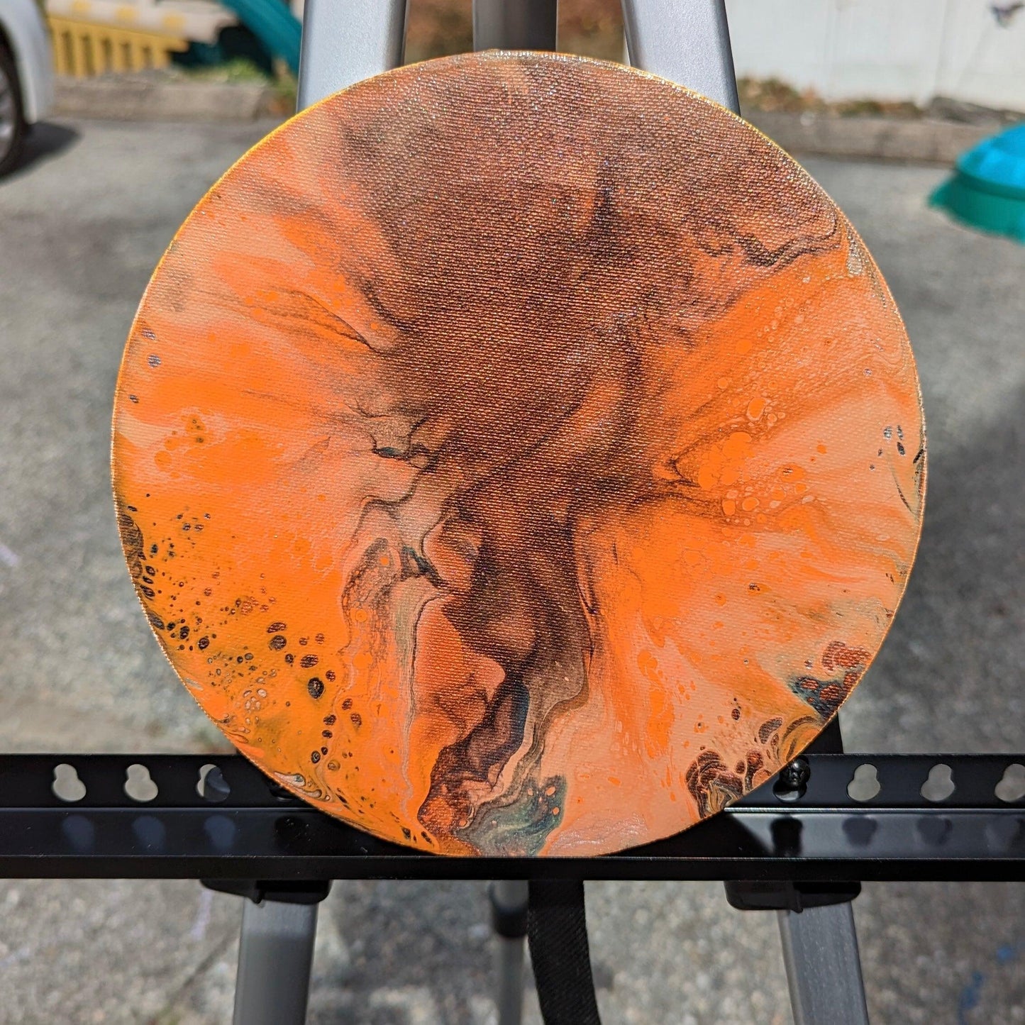 8 inch circle painting