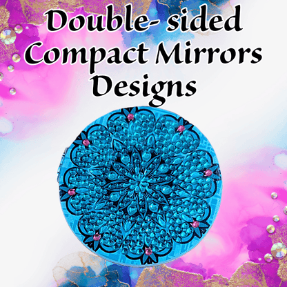 Double-sided Design magnifying compact mirror