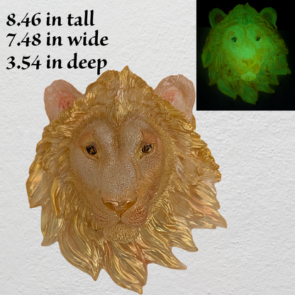 Large Lion Head Wall Décor