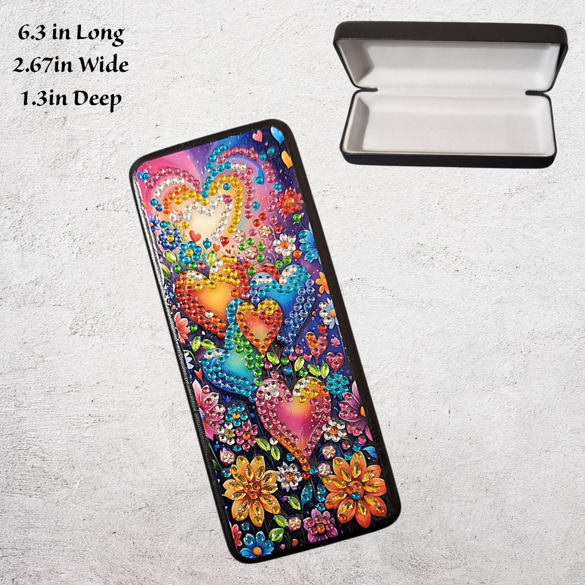 Diamond Art Glasses Case