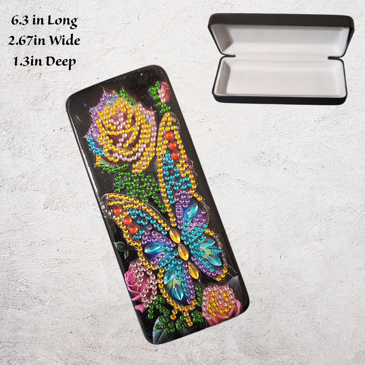 Diamond Art Glasses Case
