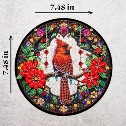 Cardinal, Hummingbird, and Owl Wall Hangings