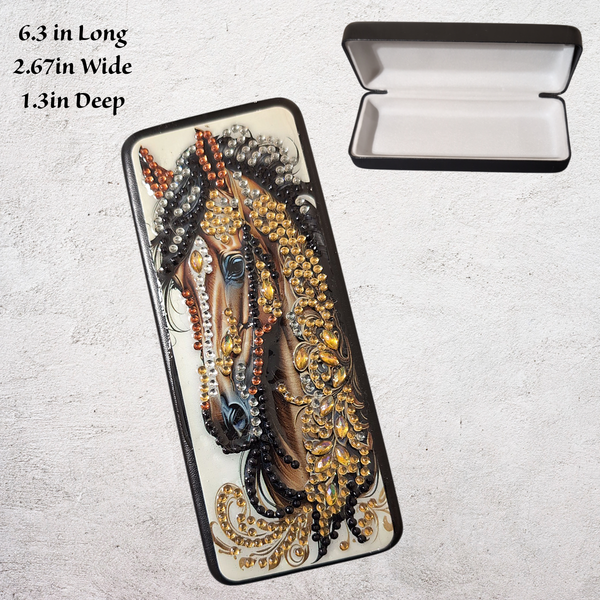 Diamond Art Glasses Case