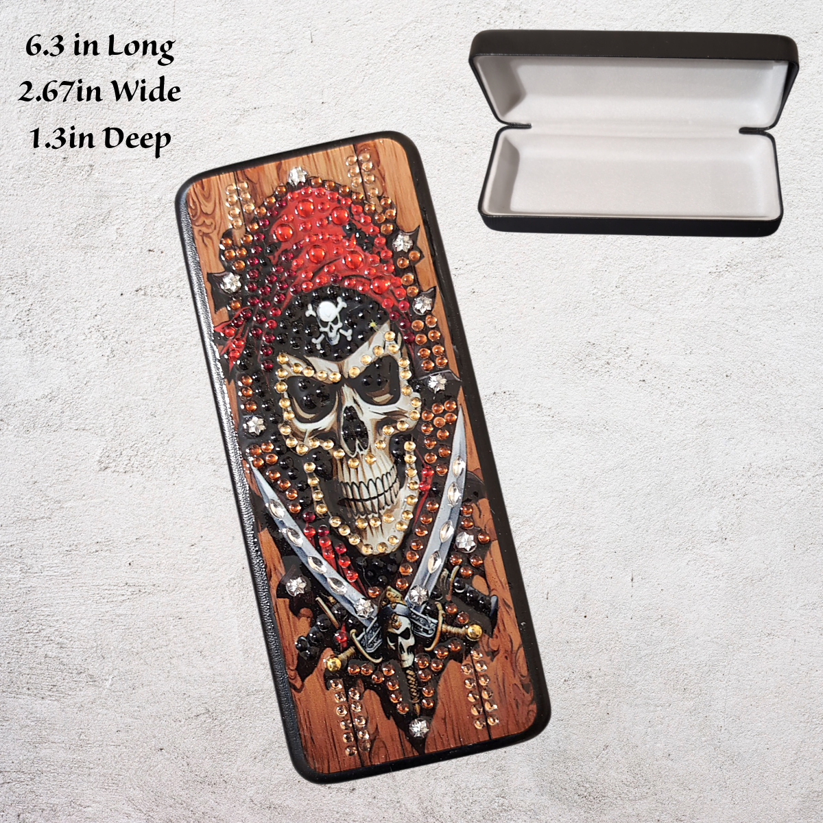 Diamond Art Glasses Case