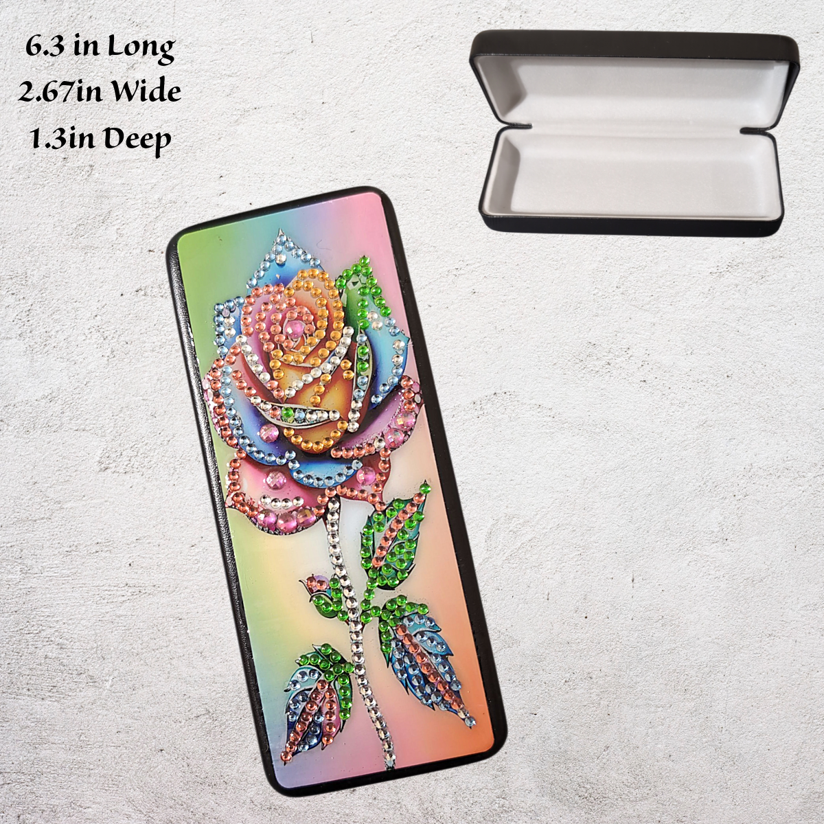 Diamond Art Glasses Case