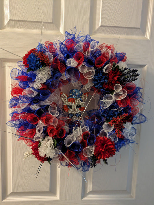 4th of July wreath