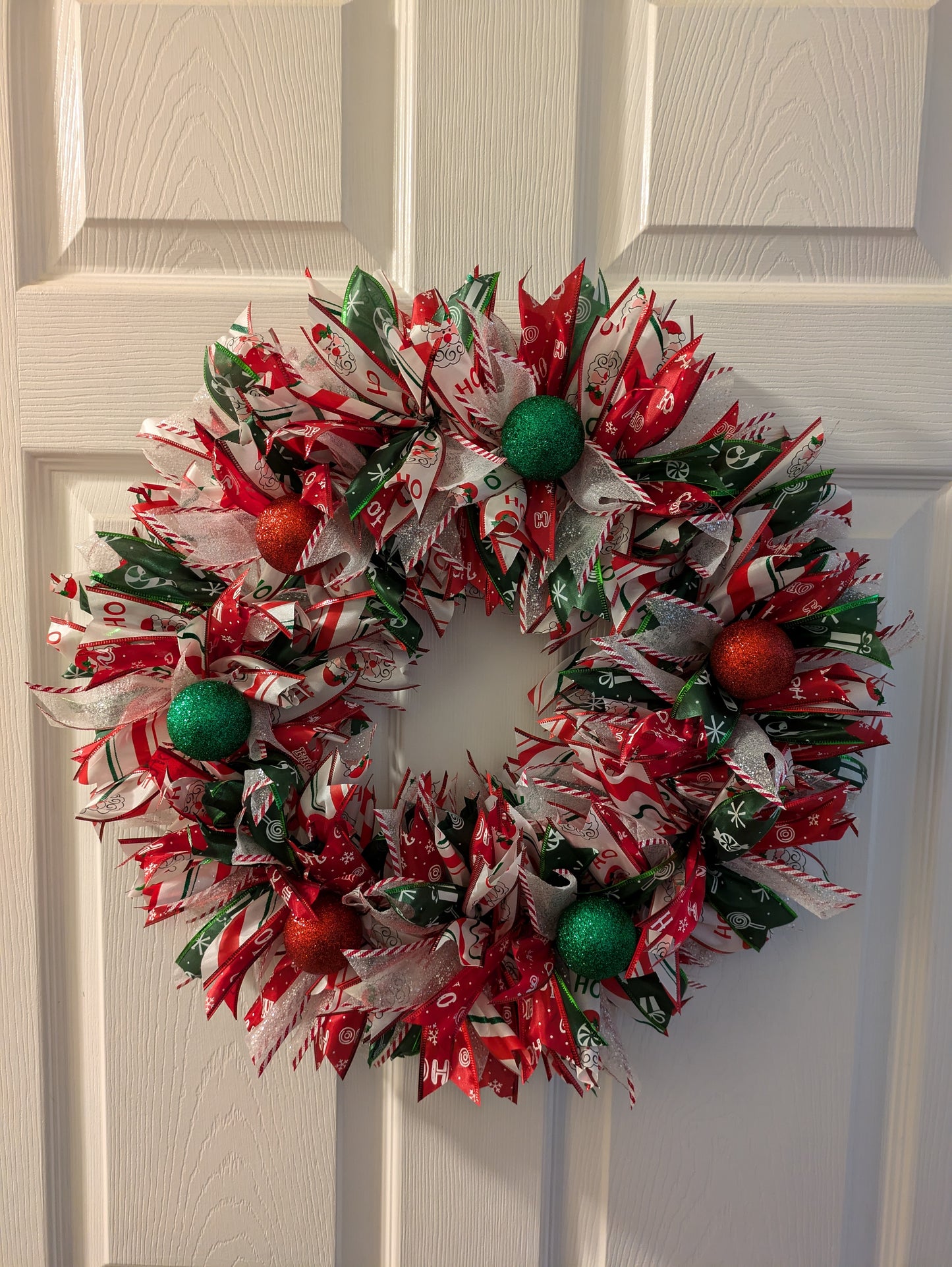 Christmas floral wreath