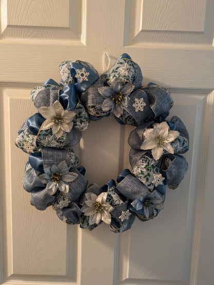 Christmas floral wreath