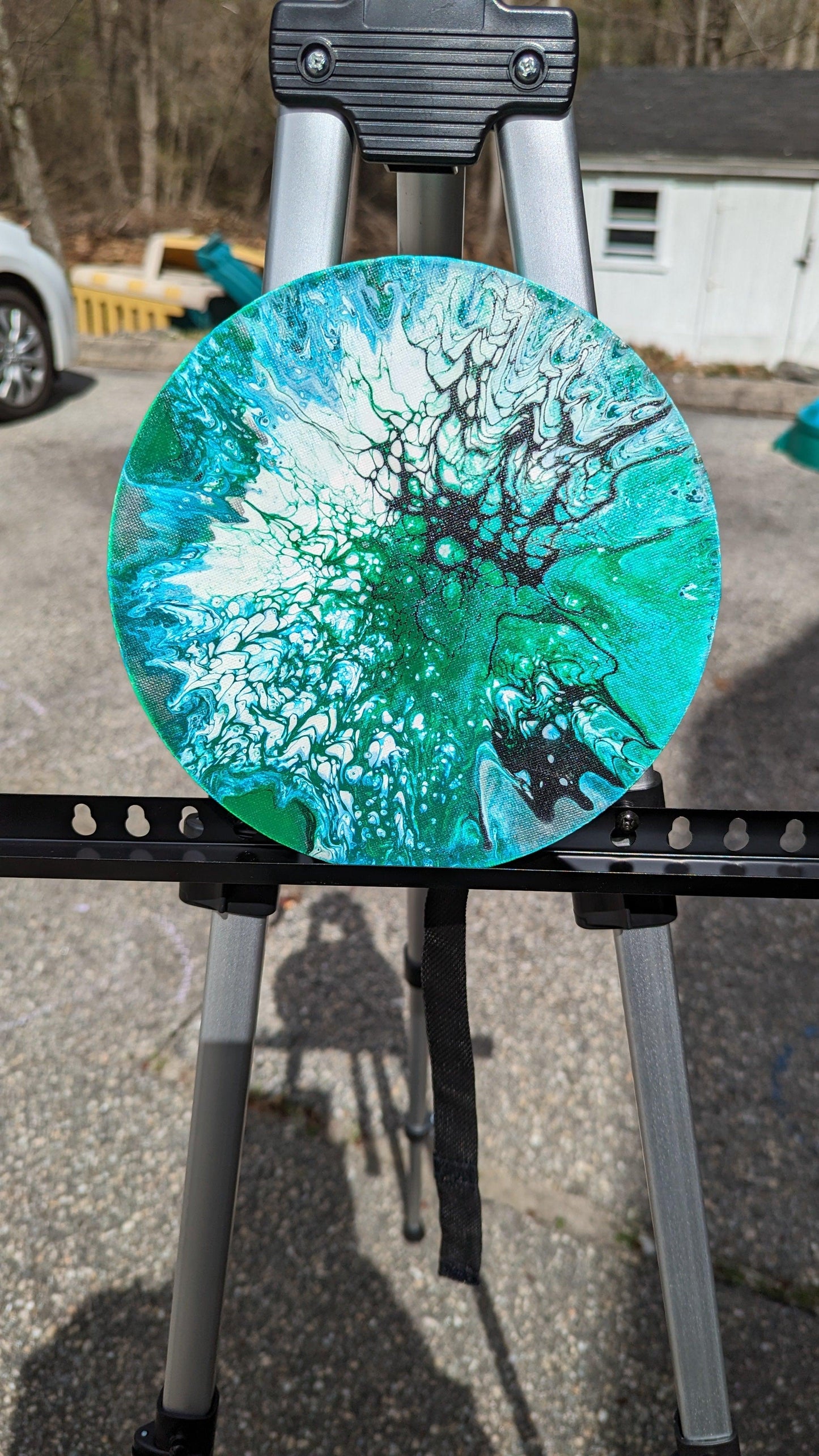 8 inch circle painting