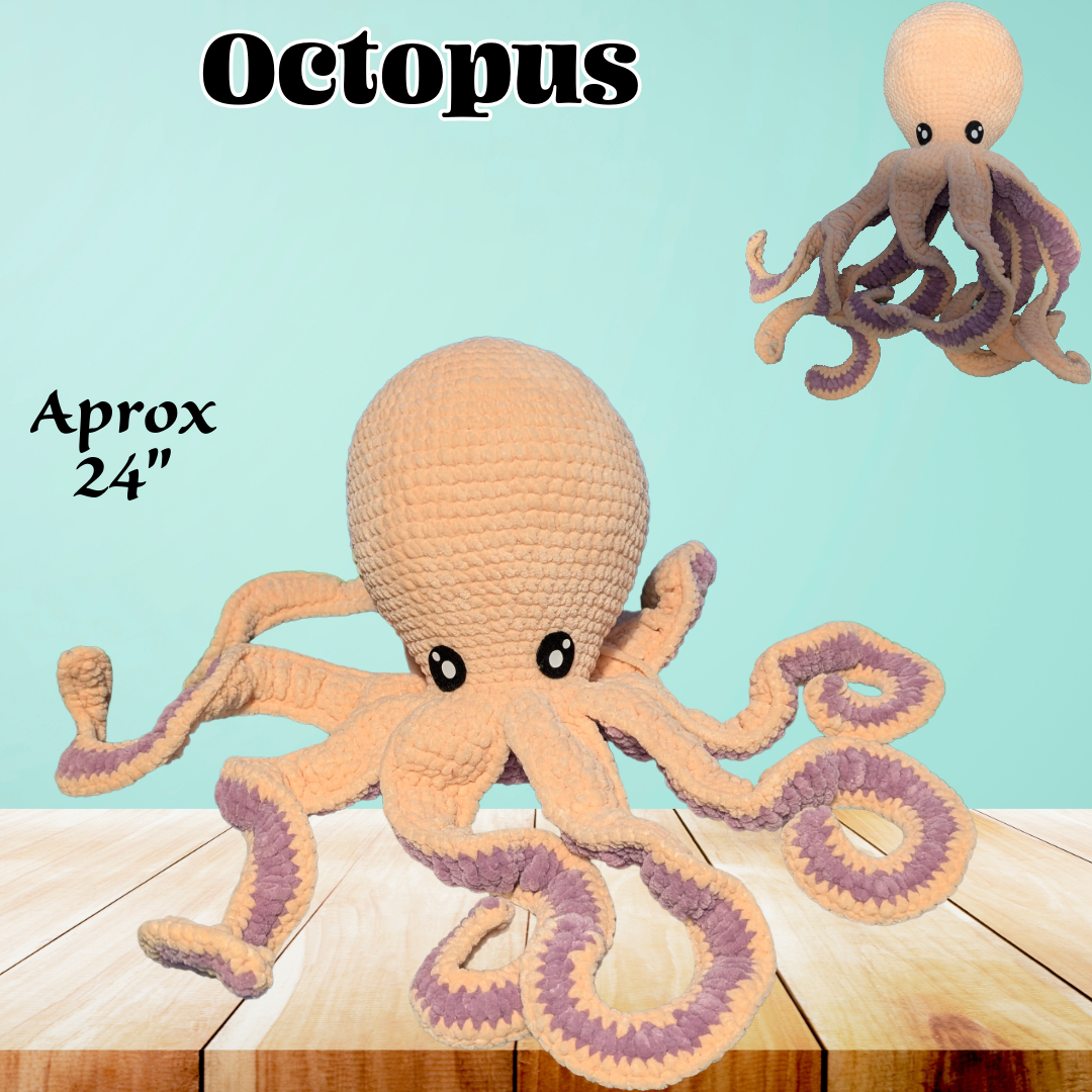 Crochet Plush Octopus