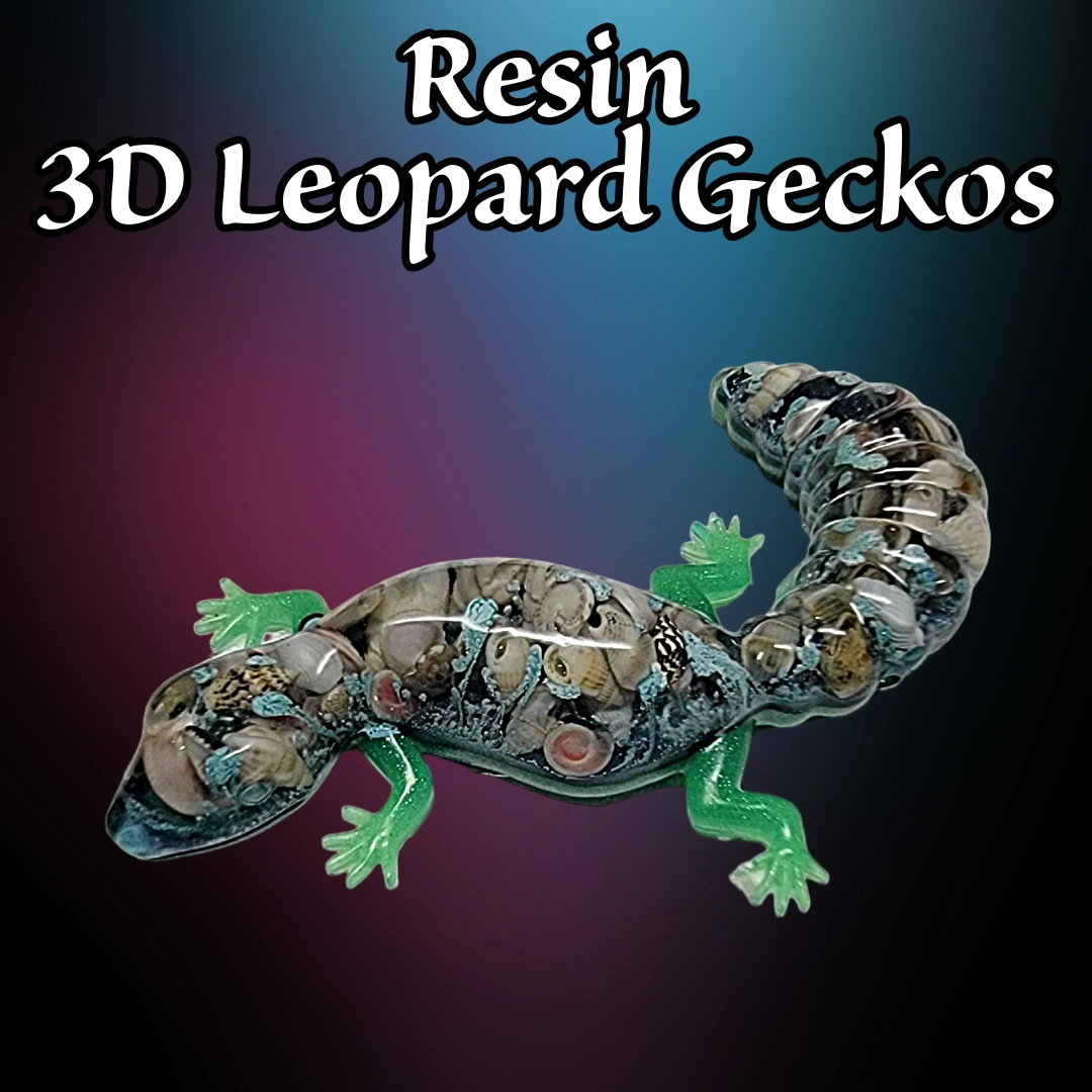 3D Leopard Geckos