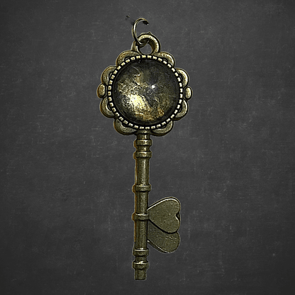 Key pendant necklace