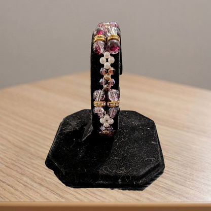 Beaded Gold Clasp Bracelets