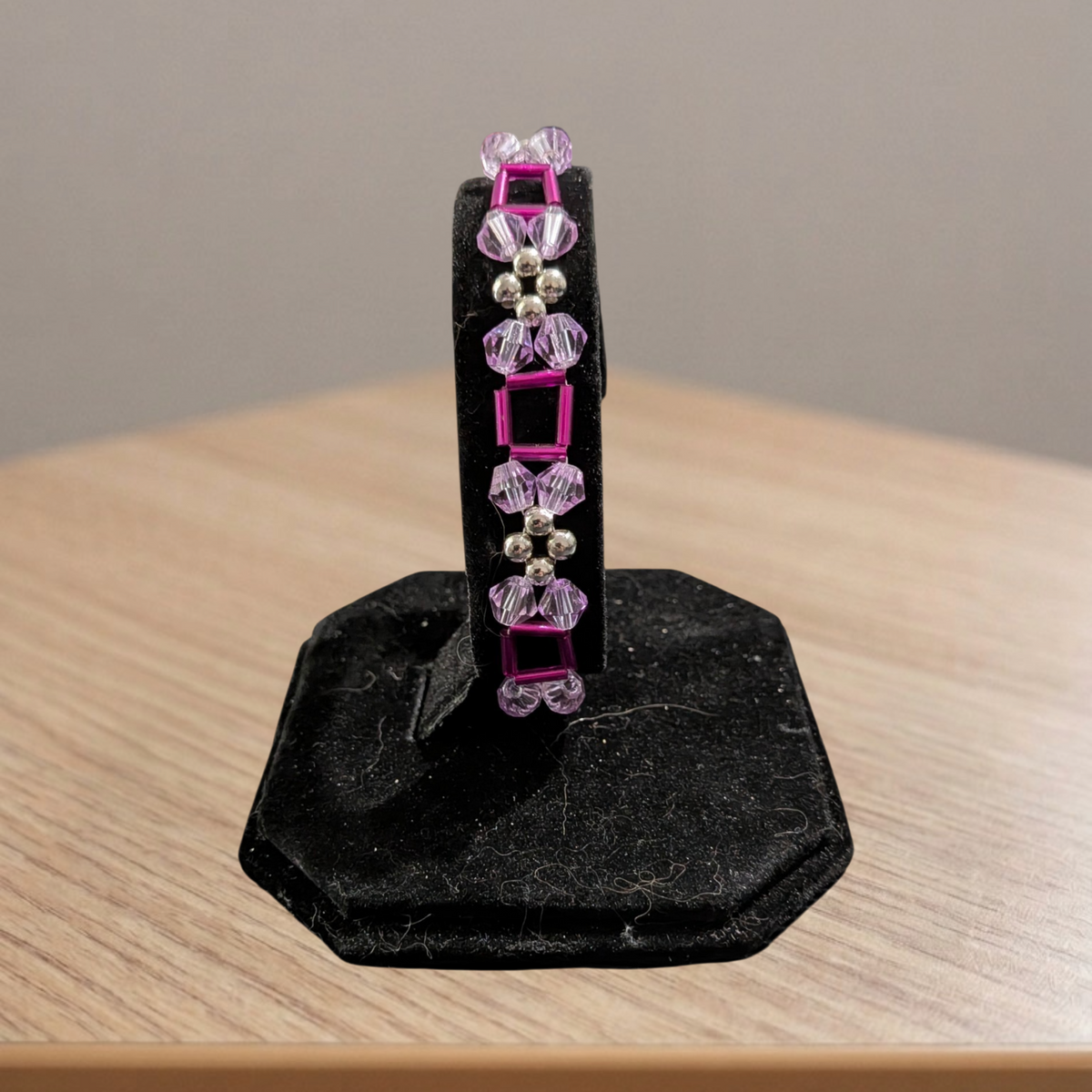 Beaded Silver Clasp Bracelets
