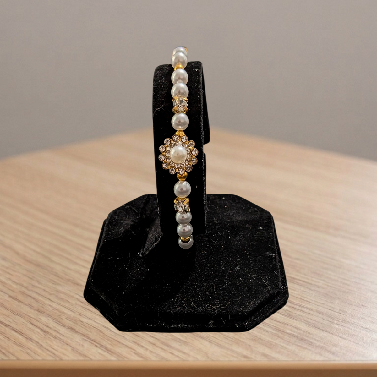 Beaded Gold Clasp Bracelets