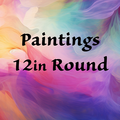 12 inch Round Painting