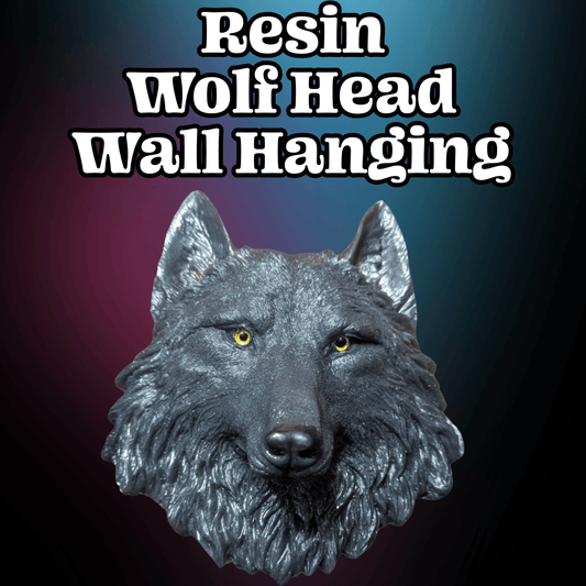 Large wolf wall decor