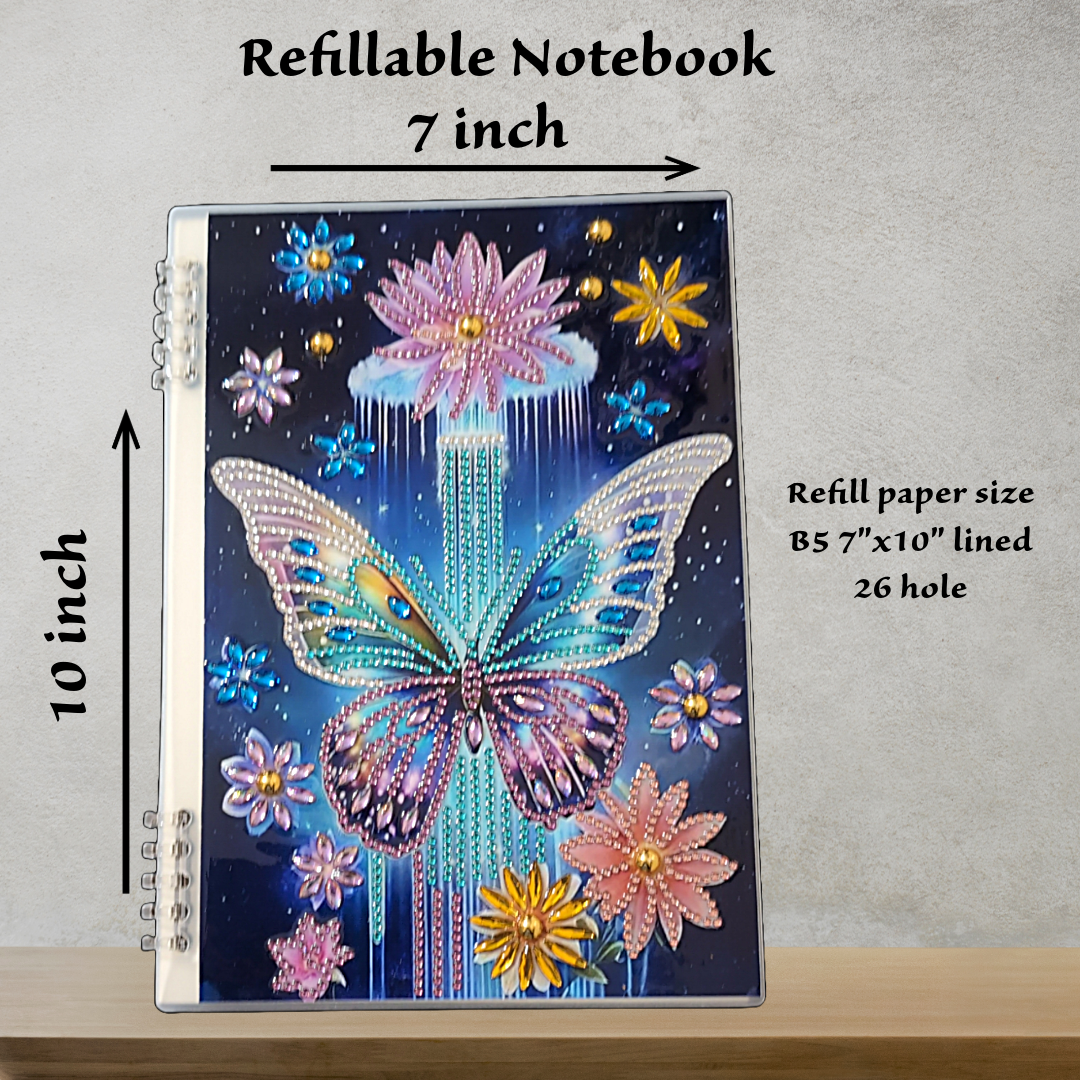 Diamond Art Refillable Notebooks