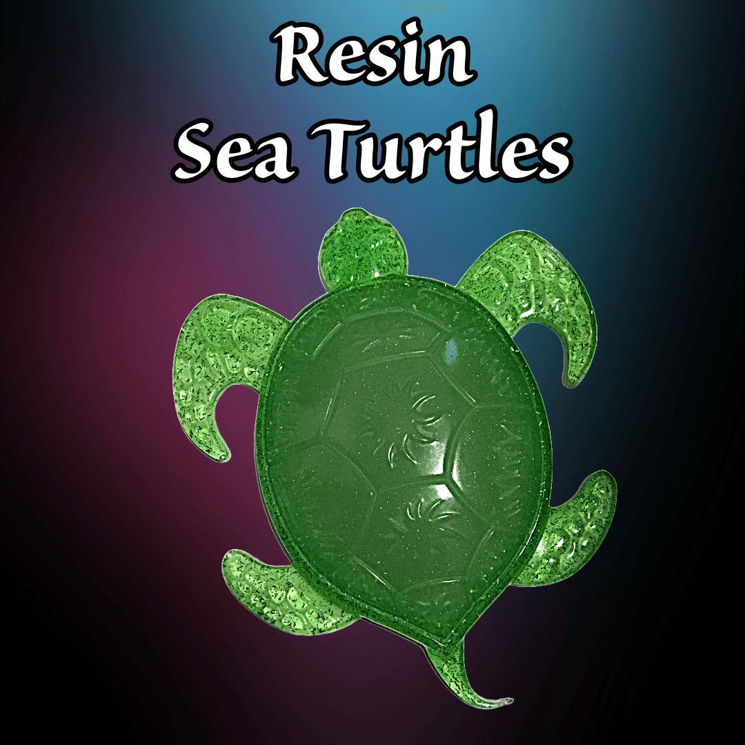 Resin 3D Sea Turtles